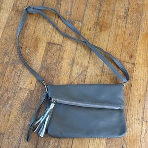 Stylish Gray Crossbody Bag